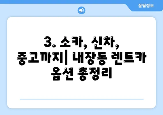 전라북도 정읍시 내장동 렌트카 가격비교 | 리스 | 장기대여 | 1일비용 | 비용 | 소카 | 중고 | 신차 | 1박2일 2024후기