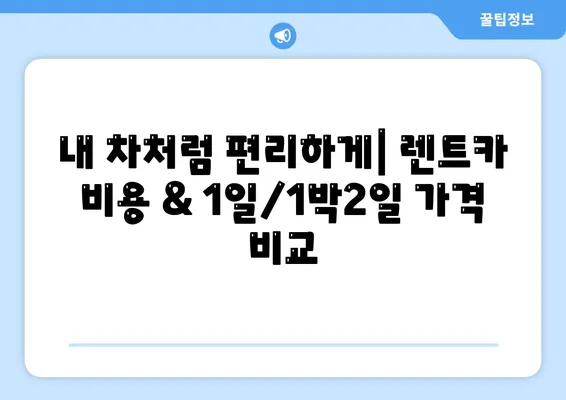 서울시 중랑구 묵제2동 렌트카 가격비교 | 리스 | 장기대여 | 1일비용 | 비용 | 소카 | 중고 | 신차 | 1박2일 2024후기