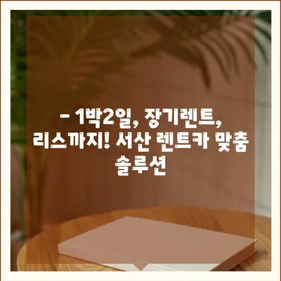 충청남도 서산시 동문1동 렌트카 가격비교 | 리스 | 장기대여 | 1일비용 | 비용 | 소카 | 중고 | 신차 | 1박2일 2024후기