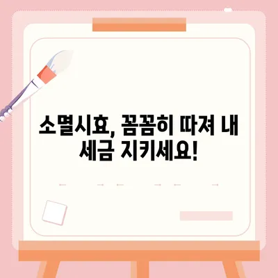 국세체납 소멸시효, 내 세금은 안녕할까요? | 조회 방법, 기준, 주의사항