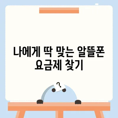 알뜰폰 요금제 가입 완벽 가이드| 나에게 딱 맞는 요금제 찾기 | 알뜰폰, 통신비 절약, 요금제 비교, 추천