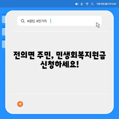 세종시 세종특별자치시 전의면 민생회복지원금 | 신청 | 신청방법 | 대상 | 지급일 | 사용처 | 전국민 | 이재명 | 2024