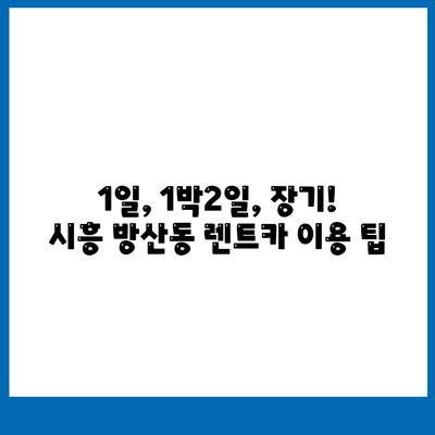 경기도 시흥시 방산동 렌트카 가격비교 | 리스 | 장기대여 | 1일비용 | 비용 | 소카 | 중고 | 신차 | 1박2일 2024후기