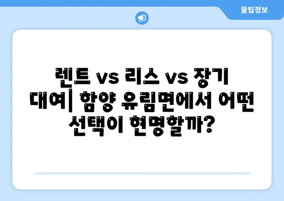 경상남도 함양군 유림면 렌트카 가격비교 | 리스 | 장기대여 | 1일비용 | 비용 | 소카 | 중고 | 신차 | 1박2일 2024후기