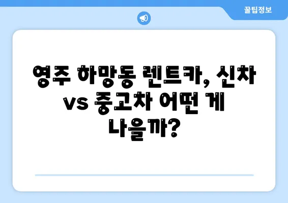 경상북도 영주시 하망동 렌트카 가격비교 | 리스 | 장기대여 | 1일비용 | 비용 | 소카 | 중고 | 신차 | 1박2일 2024후기