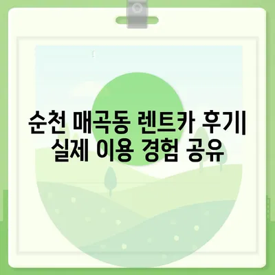 전라남도 순천시 매곡동 렌트카 가격비교 | 리스 | 장기대여 | 1일비용 | 비용 | 소카 | 중고 | 신차 | 1박2일 2024후기