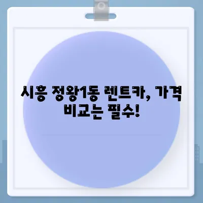 경기도 시흥시 정왕1동 렌트카 가격비교 | 리스 | 장기대여 | 1일비용 | 비용 | 소카 | 중고 | 신차 | 1박2일 2024후기