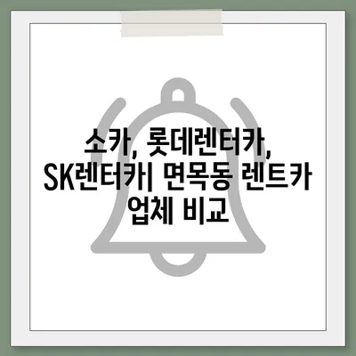 서울시 중랑구 면목3·8동 렌트카 가격비교 | 리스 | 장기대여 | 1일비용 | 비용 | 소카 | 중고 | 신차 | 1박2일 2024후기