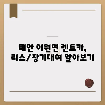 충청남도 태안군 이원면 렌트카 가격비교 | 리스 | 장기대여 | 1일비용 | 비용 | 소카 | 중고 | 신차 | 1박2일 2024후기