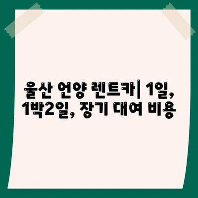 울산시 울주군 언양읍 렌트카 가격비교 | 리스 | 장기대여 | 1일비용 | 비용 | 소카 | 중고 | 신차 | 1박2일 2024후기