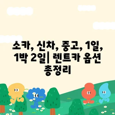 대전시 동구 산내동 렌트카 가격비교 | 리스 | 장기대여 | 1일비용 | 비용 | 소카 | 중고 | 신차 | 1박2일 2024후기