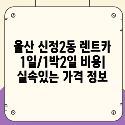 울산시 남구 신정2동 렌트카 가격비교 | 리스 | 장기대여 | 1일비용 | 비용 | 소카 | 중고 | 신차 | 1박2일 2024후기