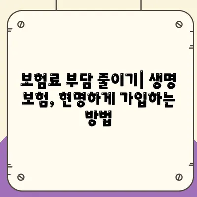 생명 보험 가입