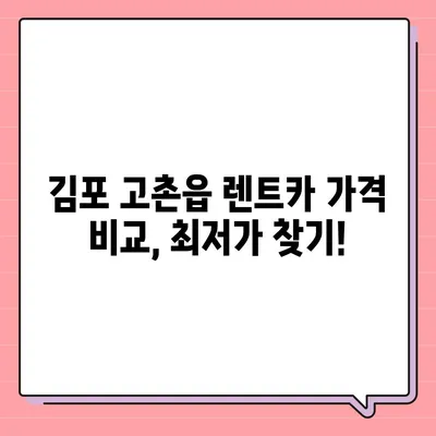 경기도 김포시 고촌읍 렌트카 가격비교 | 리스 | 장기대여 | 1일비용 | 비용 | 소카 | 중고 | 신차 | 1박2일 2024후기