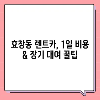 서울시 용산구 효창동 렌트카 가격비교 | 리스 | 장기대여 | 1일비용 | 비용 | 소카 | 중고 | 신차 | 1박2일 2024후기