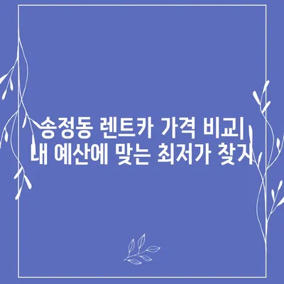 경기도 광주시 송정동 렌트카 가격비교 | 리스 | 장기대여 | 1일비용 | 비용 | 소카 | 중고 | 신차 | 1박2일 2024후기