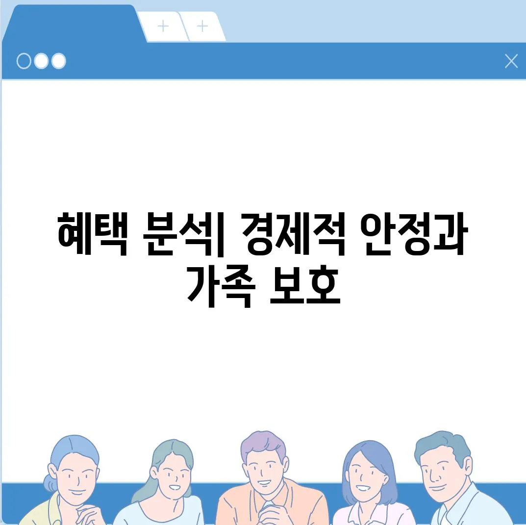 혜택 분석| 경제적 안정과 가족 보호