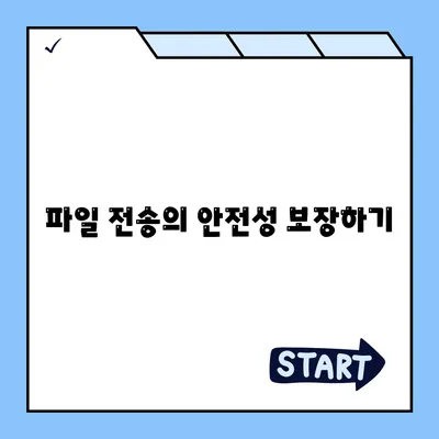 파일 전송의 안전성 보장하기