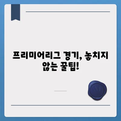 프리미어리그 중계