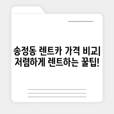 경기도 광주시 송정동 렌트카 가격비교 | 리스 | 장기대여 | 1일비용 | 비용 | 소카 | 중고 | 신차 | 1박2일 2024후기