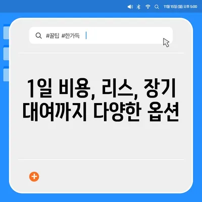 경기도 김포시 감정동 렌트카 가격비교 | 리스 | 장기대여 | 1일비용 | 비용 | 소카 | 중고 | 신차 | 1박2일 2024후기