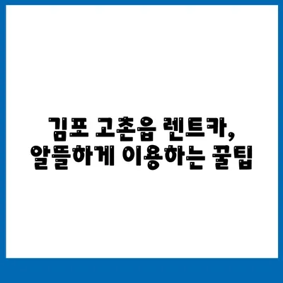 경기도 김포시 고촌읍 렌트카 가격비교 | 리스 | 장기대여 | 1일비용 | 비용 | 소카 | 중고 | 신차 | 1박2일 2024후기