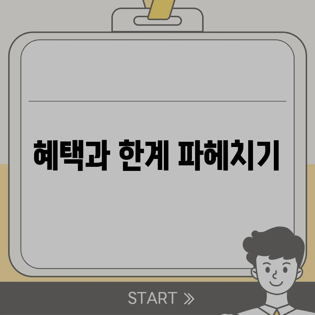 혜택과 한계 파헤치기