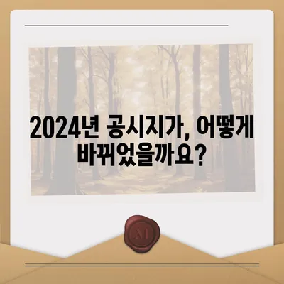 2024년 공시지가 조회| 간편하고 빠르게 확인하세요 | 부동산, 토지, 지가, 조회 방법, 온라인 서비스