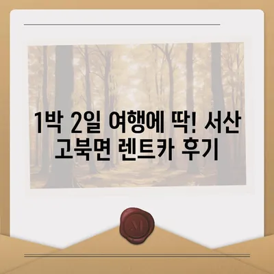 충청남도 서산시 고북면 렌트카 가격비교 | 리스 | 장기대여 | 1일비용 | 비용 | 소카 | 중고 | 신차 | 1박2일 2024후기