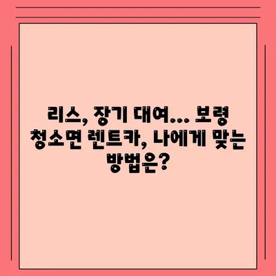 충청남도 보령시 청소면 렌트카 가격비교 | 리스 | 장기대여 | 1일비용 | 비용 | 소카 | 중고 | 신차 | 1박2일 2024후기