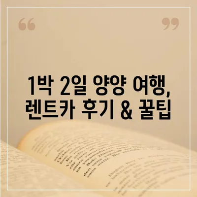 강원도 양양군 현남면 렌트카 가격비교 | 리스 | 장기대여 | 1일비용 | 비용 | 소카 | 중고 | 신차 | 1박2일 2024후기