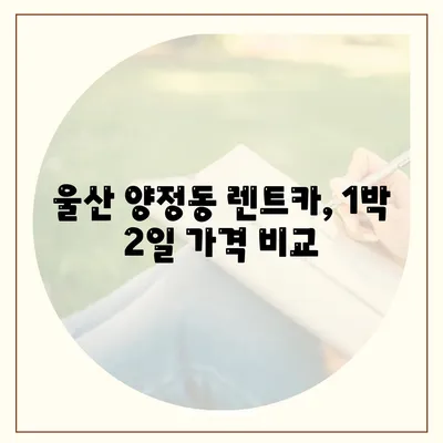 울산시 북구 양정동 렌트카 가격비교 | 리스 | 장기대여 | 1일비용 | 비용 | 소카 | 중고 | 신차 | 1박2일 2024후기