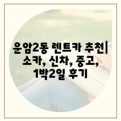 광주시 북구 운암2동 렌트카 가격비교 | 리스 | 장기대여 | 1일비용 | 비용 | 소카 | 중고 | 신차 | 1박2일 2024후기