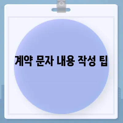 전세 만기 통보, 퇴거 이사 계약 문자 내용