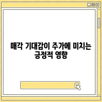 카카오계열사 매각 소식이 미치는 주가 영향