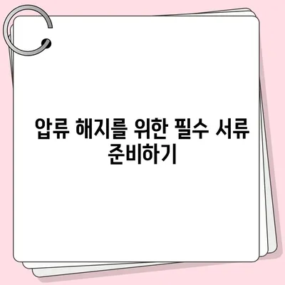 카카오뱅크 통장 압류 해지하는 단 한 가지 방법