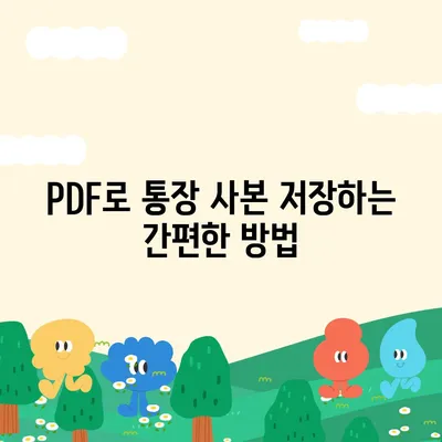 카카오뱅크 통장 사본 모바일 발급 및 PDF 출력 방법