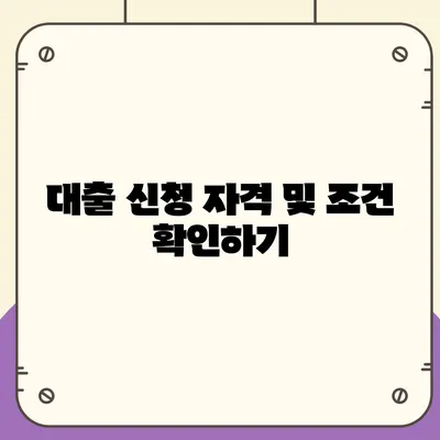 카카오뱅크 비상금 대출 신청 과정 안내