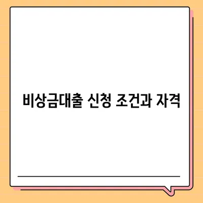 카카오뱅크 비상금대출 신청