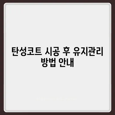 이사청소를 위한 탄성코트 시공 전 후 비교