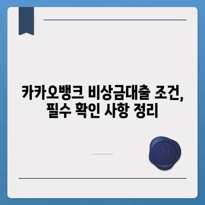 카카오뱅크 pc버전 비상금대출 pc버전 애자