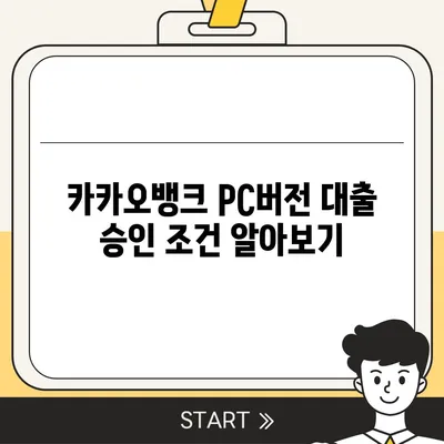 카카오뱅크 pc버전 대출