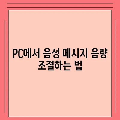 카카오톡 pc버전 음성메시지