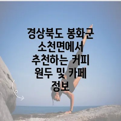 경상북도 봉화군 소천면에서 추천하는 커피 원두 및 카페 정보