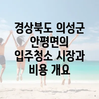 경상북도 의성군 안평면의 입주청소 시장과 비용 개요