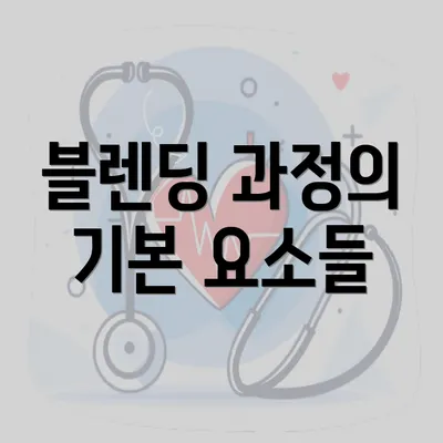 블렌딩 과정의 기본 요소들