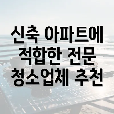 신축 아파트에 적합한 전문 청소업체 추천