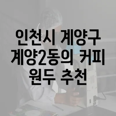 인천시 계양구 계양2동의 커피 원두 추천