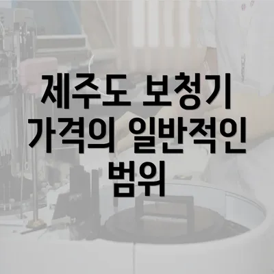 제주도 보청기 가격의 일반적인 범위