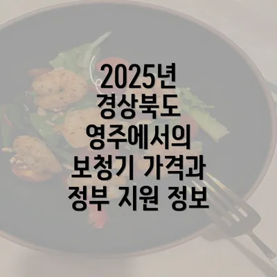 2025년 경상북도 영주에서의 보청기 가격과 정부 지원 정보